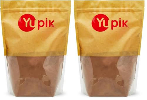 Yupik Alkalized Cocoa Powder, 2.2 lb (35.2 oz), Vegan, Gluten-Free, GMO-Free, Kosher, Dairy-Free, No Sugar Added, Dutch Processed Cocoa, Smooth Chocolate Flavor, Ideal for Baking & Beverages