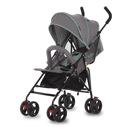 Dream On Me Vista Moonwalk Baby Stroller in Light Gray, Lightweight Infant Stroller with Compact Fold