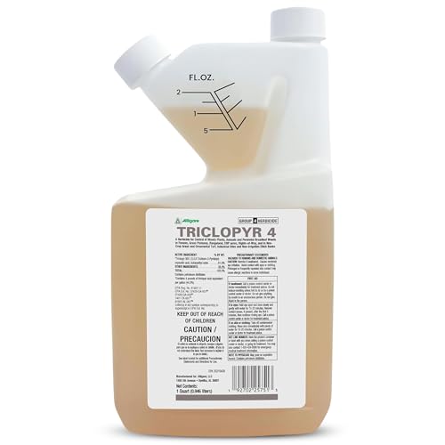 ALLIGARE - : Triclopyr 4 Herbicide Selective Weed Killer for Woody Plants, Brush for Forestry, Pastures, Rights-of-Way & Industrial Sites - Compare to Garlon 4 & Remedy - 1 Gallon