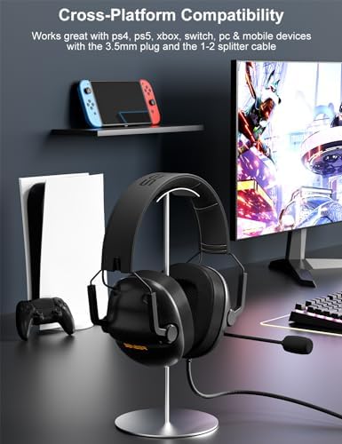 SENZER SG500 Gaming Headset with Noise Cancelling Microphone Black