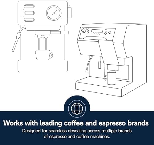 De'Longhi EcoDecalk Universal Descaler, for Coffee Machines 16.90 oz | Safe Formula, Universally Compatible, 15 Month Supply, Easy to Use
