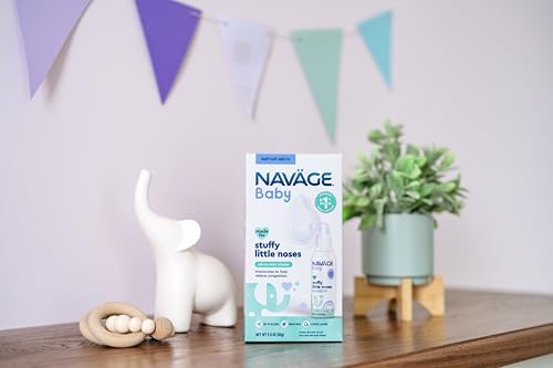 Navage® Baby Nasal Congestion Micro-Mist Inhaler, 2.8 Oz, with Mask | Gentle Congestion Relief: Pediatrician-Endorsed