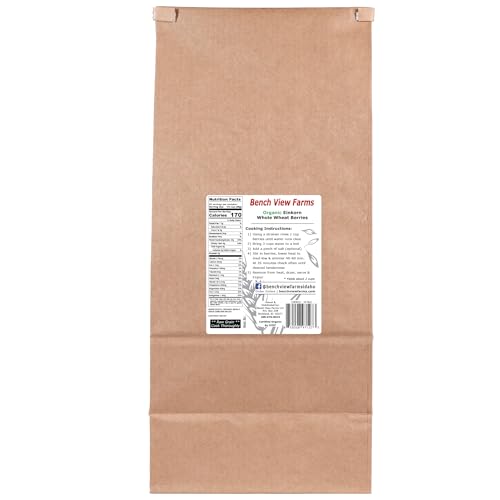 Organic Einkorn Wheat Berries - 3lbs