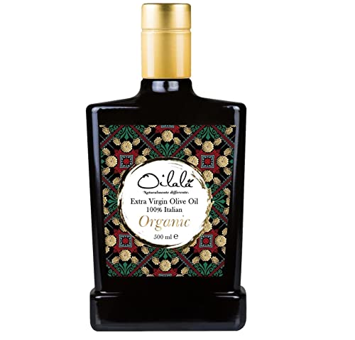 Oilala Extra Virgin Olive Oil, Coratina, High Polyphenols 765 mg/kg, High Hydroxytyrosol, Great For phenolic Shot, Drinking, Oleocanthal Rich Robust, Puglia Italy, Italian family farm, Single Source, Gold Medal NYIOOC (16.9 FL Oz)