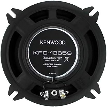 2) Kenwood KFC-1365S 5.25" 250 Watt 2-Way + 2) 6x9" 400 Watt 3-Way Car Speakers