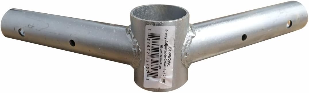 4 Way Crown Steel Replacement Premium Frame Tent Fitting | For Premium West Coast Frame Style Party Tents | Part Fits 10' x 10' and 15' x 15' Tent Frames