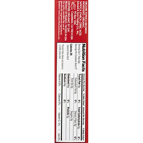 Let's Do Organic Tapioca Granules, Instant Tapioca - 6 Oz (Pack of 1) | Instant Pudding Mix
