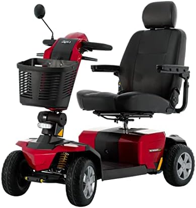 Pride Mobility Victory LX Sport 4 Wheel Scooter (Candy Apple Red, 20" x 20" Seat)