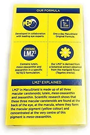 Macushield Eye Supplement 90 One-a-Day Capsules