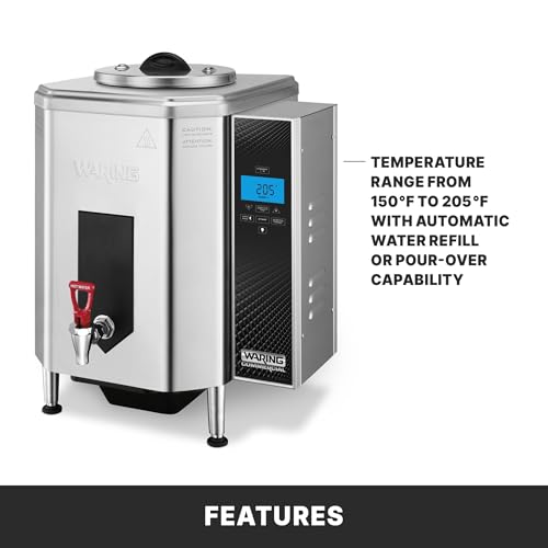 Waring Hot Water Dispenser with 10-Gallon Capacity & 120V