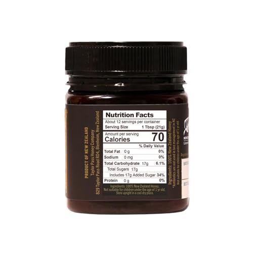 Taylor Pass Honey Co Manuka Honey UMF 15+ MGO 514+ | Monofloral New Zealand Honey | Premium, Sustainable, Non-GMO, Halal