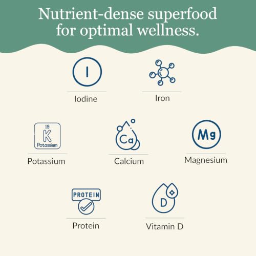 Maine Coast Sea Vegetables Kelp Granules Blend | Organic Seaweed Snacks | Sustainably Harvested | Low Sodium Salt Alternative | Rich in Iodine &