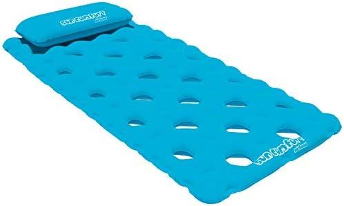 AIRHEAD SUN COMFORT COOL SUEDE Pool Mattress. Sapphire, Model:AHSC-024