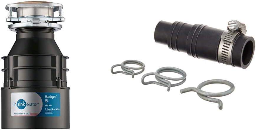 InSinkErator Badger 5 1/2 HP Food Waste Disposer and Power Cord Kit