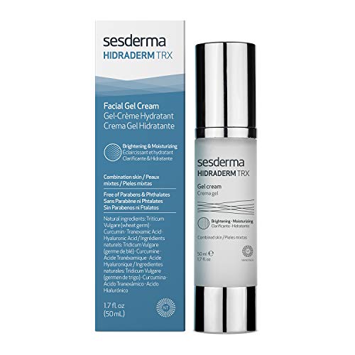 Sesderma HIDRADERM TRX Gel Cream with Powerful Active Ingredients, Hydrating All-Day Moisturizer for Depigmenting Skin, 1.7 fl. Oz