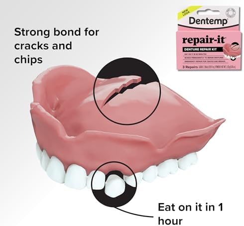 Dentemp Repair-it Denture Repair Kit & Reline-it Denture Reliner - Denture Kit (Multi-Pack) - Refit and Tighten Dentures for Both Upper & Lower