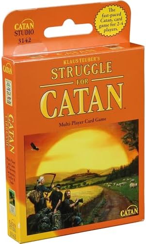 Struggle for CATAN Card Game - Fast-Paced Kingdom Building! Strategy Game, Family Game for Kids & Adults, Ages 8+, 2-4 Players, 30-60 Minute Playtime