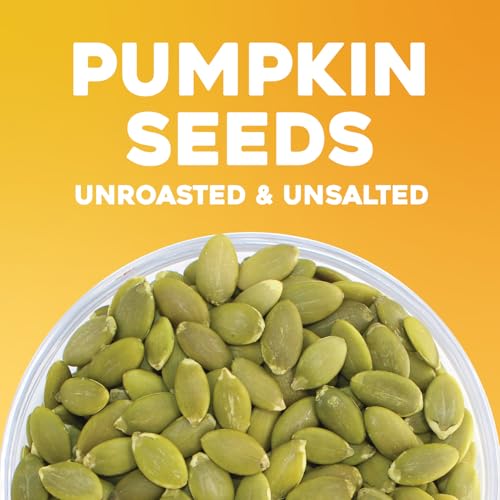 Sunbest Natural Raw Pumpkin Seeds, 2 lbs – Unsalted & Shelled – Whole Pepitas, Pumpkin Seeds to Eat – Great for Snacking, Baking & Topping – Rich in Essential Fatty Acids, Iron & Protein (32 oz)
