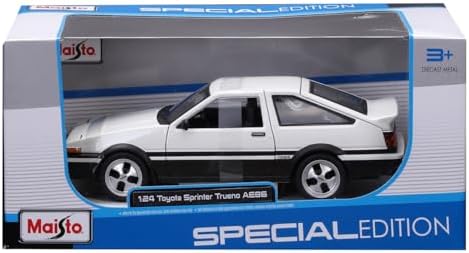 Maisto 1:24 SE Toyota Sprinter Trueno AE86, Matte Black