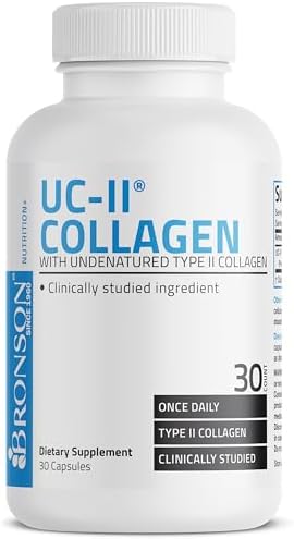 Bronson UC-II Type II Collagen with Undenatured Type 2 Collagen, 30 Capsules