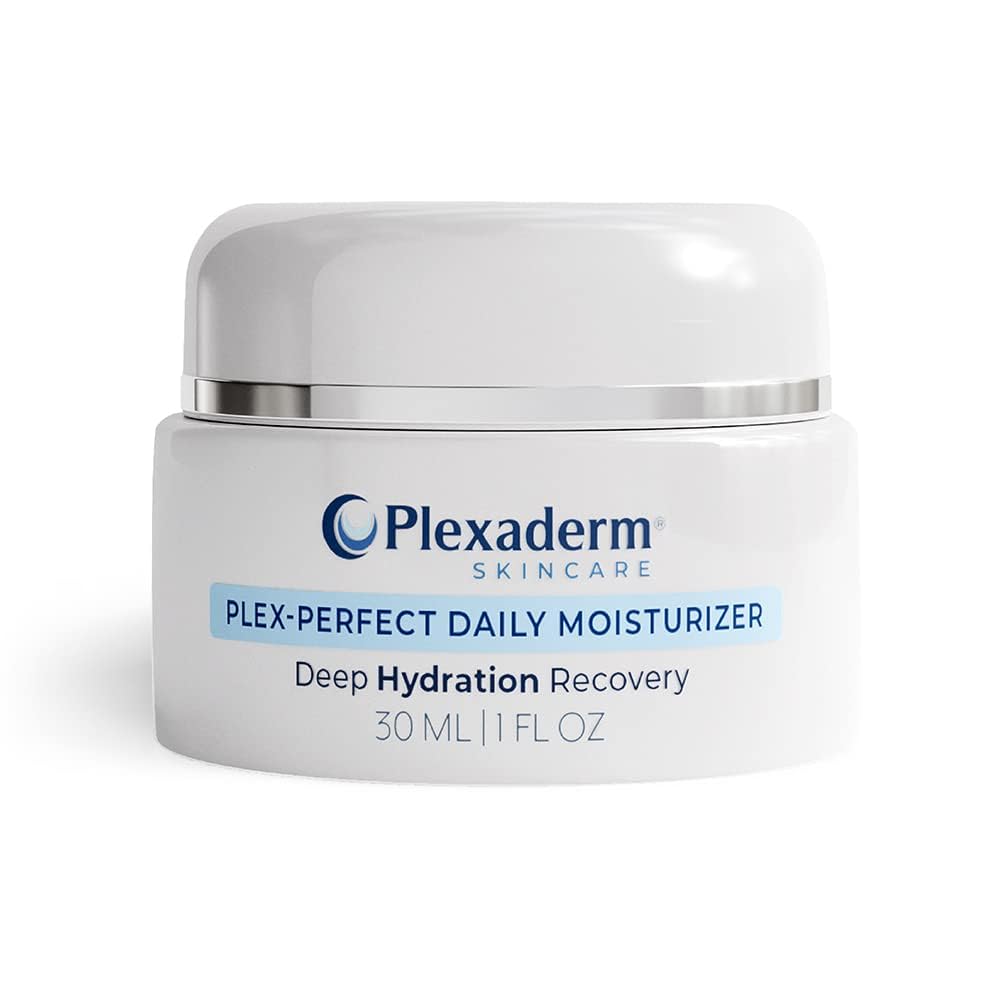 Plexaderm Daily Face Moisturizer with Hyaluronic Acid, Fragrance-Free | Daily face moisturizer with hyaluronic acid for deep