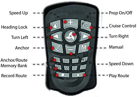 Motorguide 8M0092070 Xi Series Pinpoint Plug-and-Play GPS Navigation System with Handheld Remote, Beige,Black