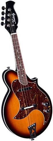 Kentucky KM-300E 4-String Electric Mandolin – Traditional Sunburst, Solid Basswood Body, Maple Neck, Gig Bag Included