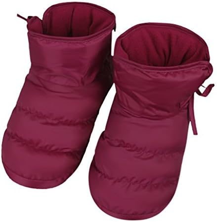 Clobeau Women's Slipper Boots Winter Warm Home Down Bedroom House Slipper Bootie Shoes