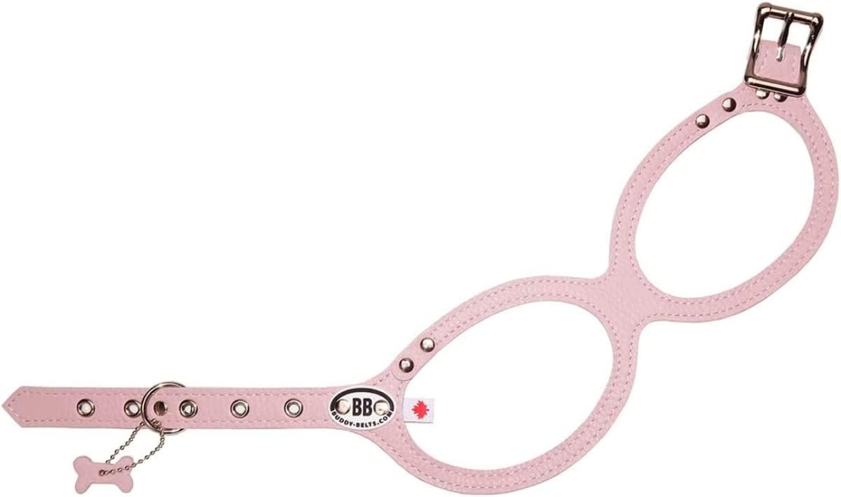 BUDDY BELT Harness Pebble Grain Pink - Premium Edition (3.5)