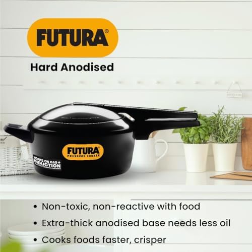 FUTURA PRESSURE COOKER, 2 Liter, GRAY