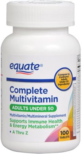 Equate - Complete Multivitamin Multimineral, 100 Tablets