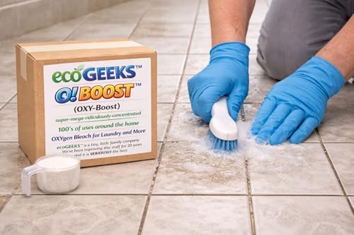 ecoGeek’s O! BOOST (OXY-Boost) Oxygen Bleach – Three 19 lb Bulk Bags – Concentrated Sodium Percarbonate Laundry & All-Purpose Cleaner –