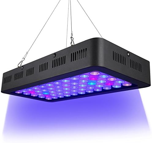 ARKNOAH LED Aquarium Light 165W, Full Spectrum Dimmable | Adjustable Brightness 10-100% for Fresh and Saltwater Tanks