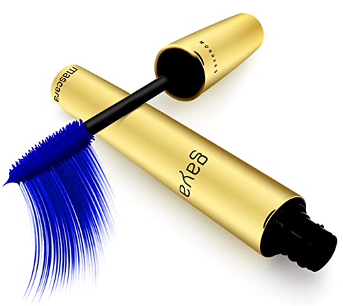 Vegan Black Mascara for Sensitive Eyes, Natural Hypoallergenic mascara, Buildable Lengthening and Volumizing for Natural Looking, Cruelty Free, Ophthalmologist Tested- By Gaya cosmetics