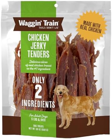 Waggin' Train Limited Ingredient, Grain Free Dog Treat, Chicken Jerky Tenders - 11 oz. Pouch