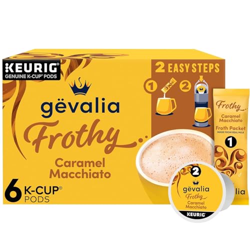 Gevalia K‐Cup® Coffee Pods & Froth Packets Kit, 6 ct, Cappuccino Espresso