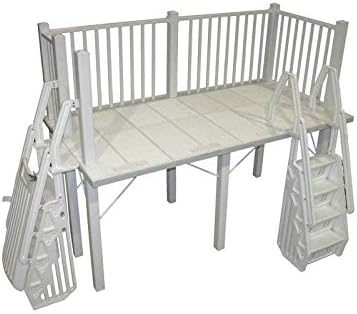 Vinyl Works of Canada RD-T Above Ground Pool Side Deck System 5' x 10'