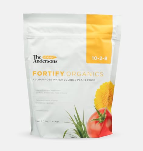 The Andersons Fortify Organics 10-2-8 All-Purpose Water Soluble Organic Plant Food - Covers up to 2,900 sq ft (2 lb)