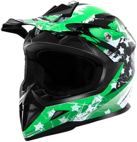 Motocross Youth Kids Helmet DOT Approved - YEMA Helmet YM-211 Motorbike Moped Motorcycle Off Road Helmet for Boys Girls