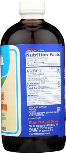 Fearn Natural Foods Liquid Lecithin, 16 Ounce