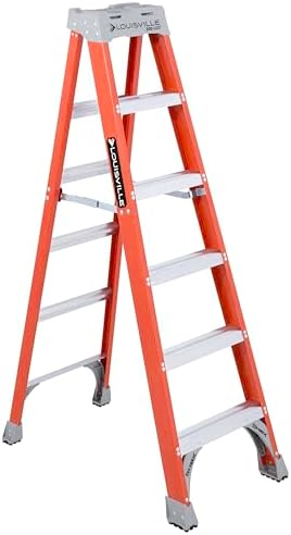 Louisville Ladder 2-Foot Fiberglass Step Stool Industrial, 300-Pound Load Capacity, Type IA, FS1502