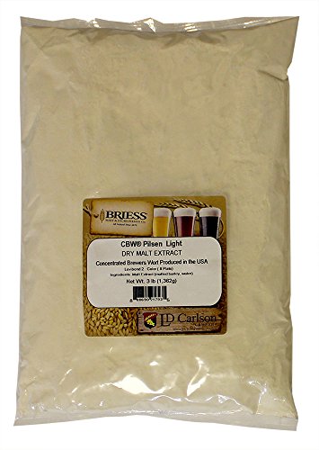 812315 Briess - Dry Malt Extract - Pilsen Light - 3 lbs., Beige