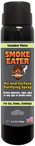 Smoke Eater Odor Eliminator Spray & Air Freshener, Lavender, 4 oz | Cigarette, Cigar, Cannabis & Tobacco, For Car, Home, Clothes, Travel Size, Tea Tree Oil Formula, Non-Aerosol Pump Spray