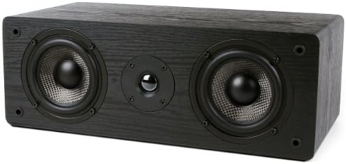 Micca MB42X Advanced 2-Way Passive Bookshelf Speakers, Stereo Pair, Black | Amplifier Required, 4-Inch Carbon-Fiber Woofer, 0.75-Inch Silk-Dome Tweeter, Desktop, Home Theater, Surround Sound