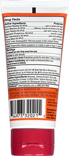 Hyland's Leg Cramps + Arnica, Natural Fast-Acting Pain Relief Cream, 2.5oz