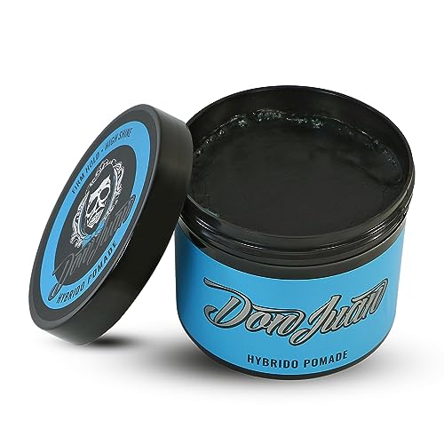 Don Juan Hybrido Pomade | Water Based | Strong Hold | High Shine | Natural Plant Extracts and Ocean Minerals | Summer Sea Breeze Scent, 4 oz.