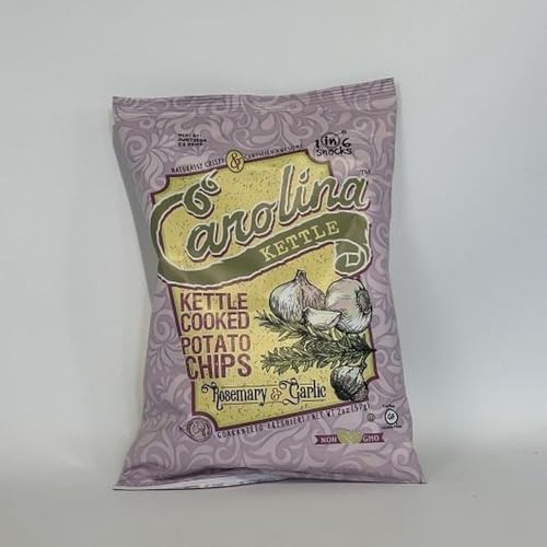 Carolina Kettle Chips | Kettle Cooked Potato Chips | Kosher - Gluten Free Chips Fit For Healthy School Snacks | With Irresistible Crunch and Bold