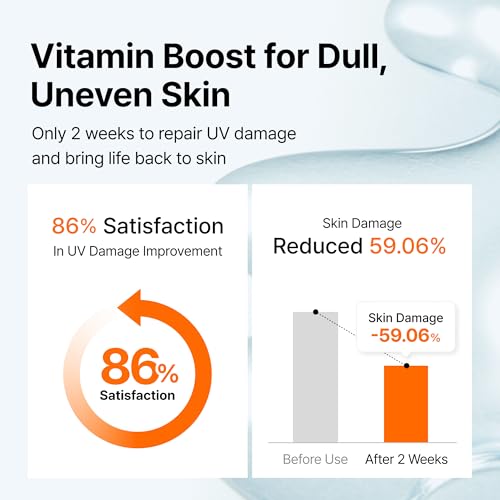 DearKlairs Vitamin C Serum - Dark Spot Care for Sensitive Skin, 1.18 fl.oz. | 5% Pure Vitamin C & Niacinamide, EGF Peptides, Even Skin Tone