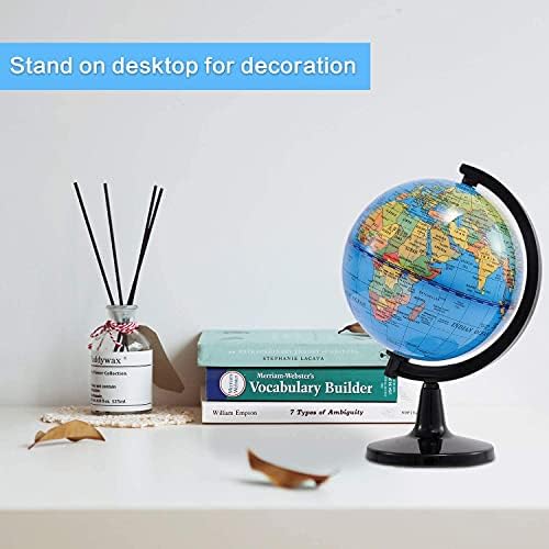 Wizdar 4 inch World Globe for Kids Learning