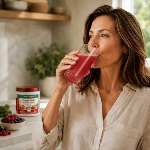 Purity Products Super Reds Powder Phytonutrient Superfood Drink Mix w/FloraGLO Lutein - Phytonutrient Blend containing Polyphenols